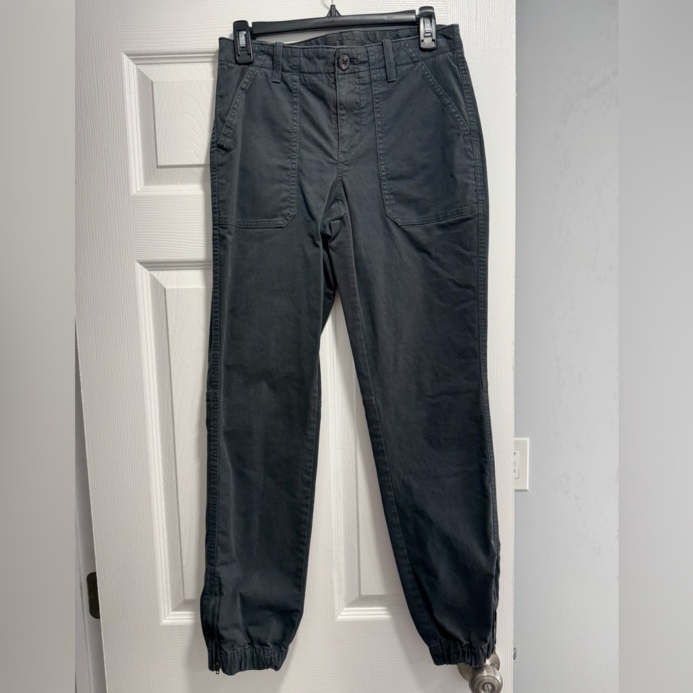Banana Republic High-Rise Slate Cargo Pants